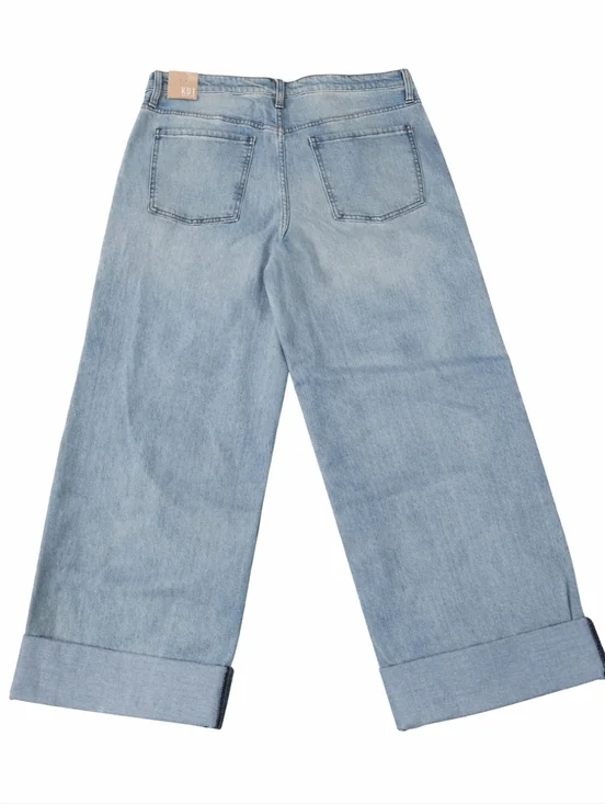 Kut from the Kloth~ NWT Womens Gwen Wide Leg Denim Jeans~Light Wash High Rise~12 - Picture 3 of 8